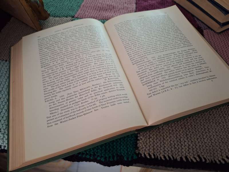 Animal Breeding Abstracts -1936 Imperial bureau of animal genetics. Vol4 No4