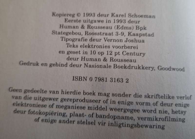 Hierdie Lewe ( 2 Stemme) - Karel Schoeman - First Edition 1993