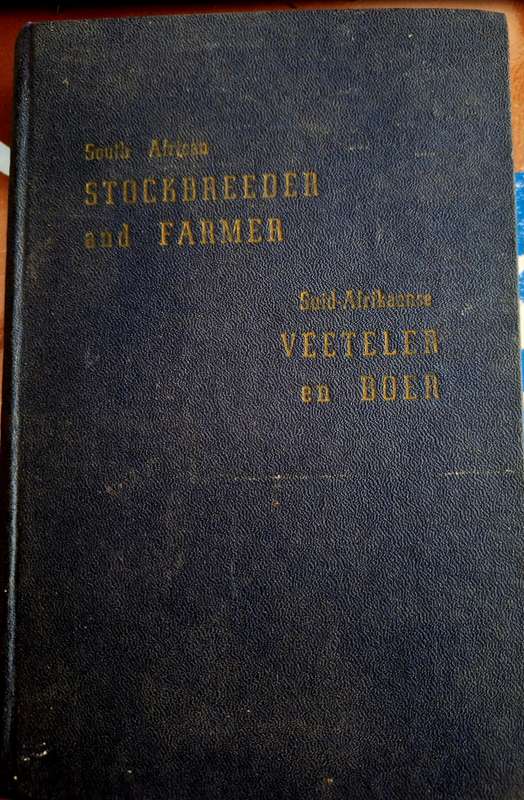 South Africa Stockbreeder and farmer/ Suid Afrikaanse Veeteler en Boer -N & B Eliovson 1956