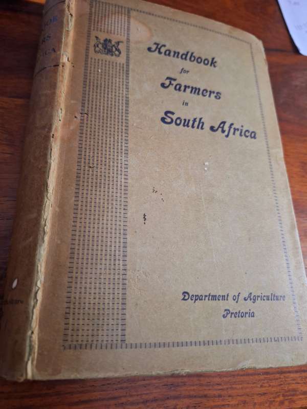 Handbook for Farmers in South Africa - 1929