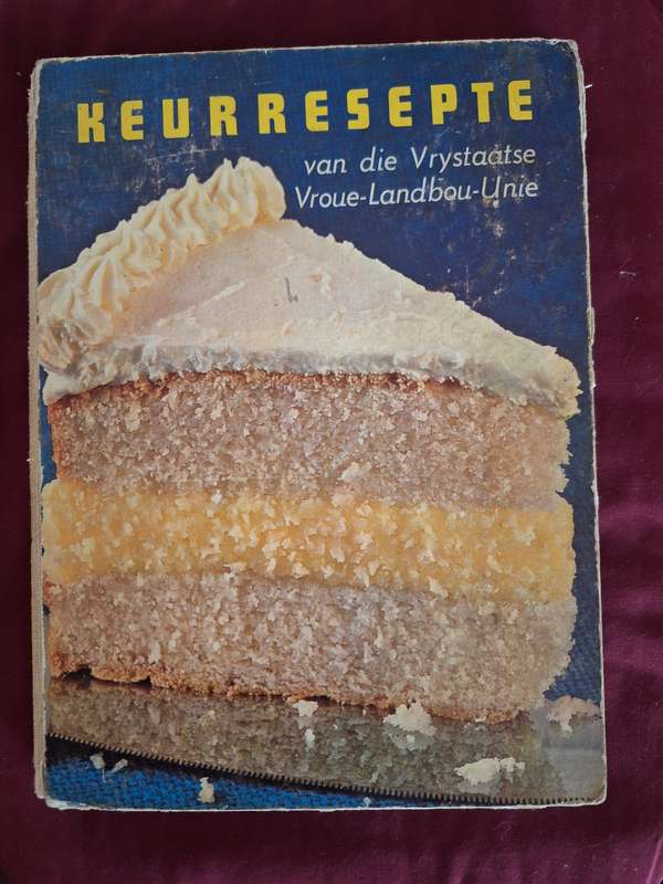 Keurresepte van die  Vrystaatse Vroue-Landbou-Unie 1971 Afrikaans cooking - rare