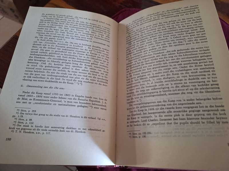Professor Dirk Postma 1880-1890 Dr GPC van der Vyver 1958 First edition Afrikaans text