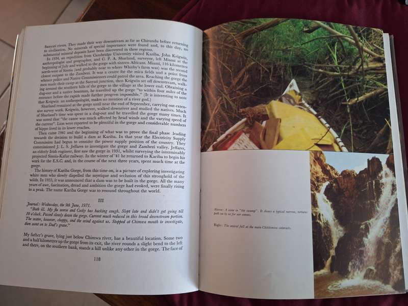 Zambezi Odyssey - SJ Edwards First Edition 1974