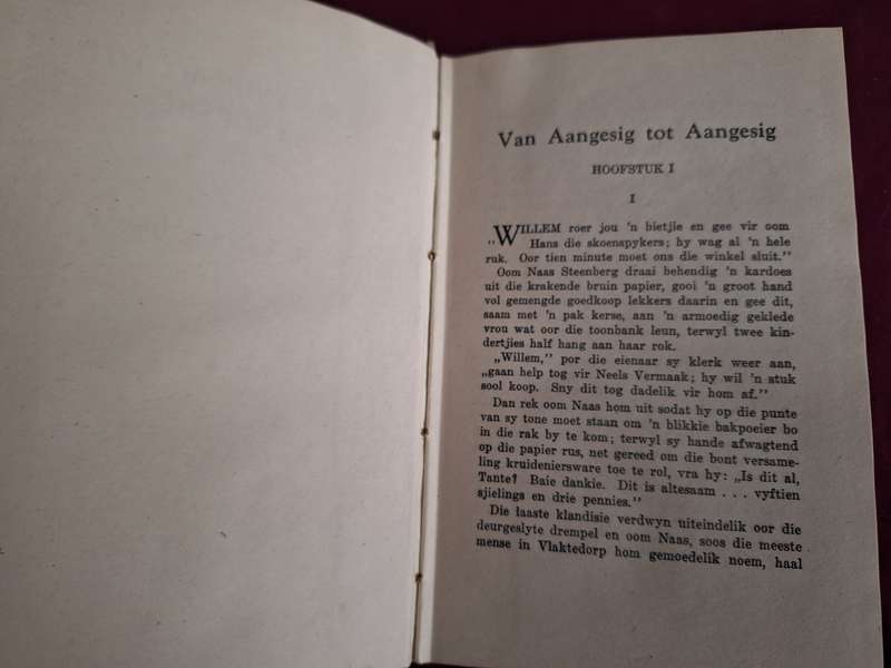 Van Aangesig tot Aangesig 1942. Rare. CM van den Heever. First Edition Afrikaans text.