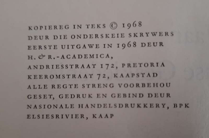 500 jaar Suid-Afrikaanse Geskiedenis -Prof CFJ Muller 1968 First Edition Text Afrikaans