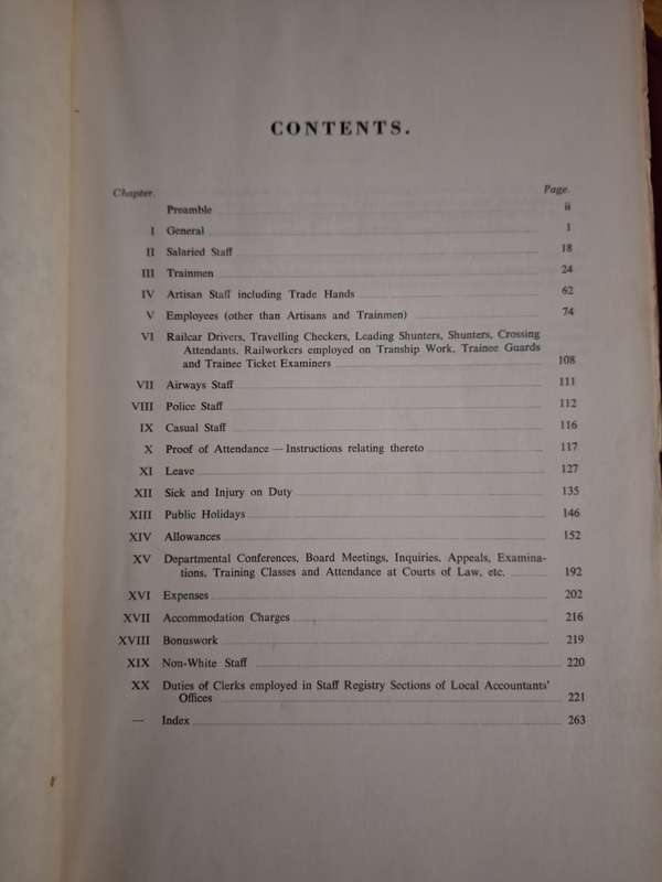 South African Railways. Compendium of Instructions 1965. Timekeeping, Pay-voucher work.