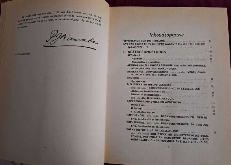 Bronnegids 1947-51. PJ Nienaber Volume 2 Afrikaans Text 1952 Rare