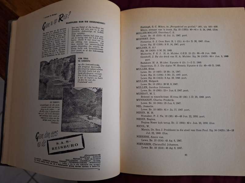 Bronnegids 1947-51. PJ Nienaber Volume 2 Afrikaans Text 1952 Rare