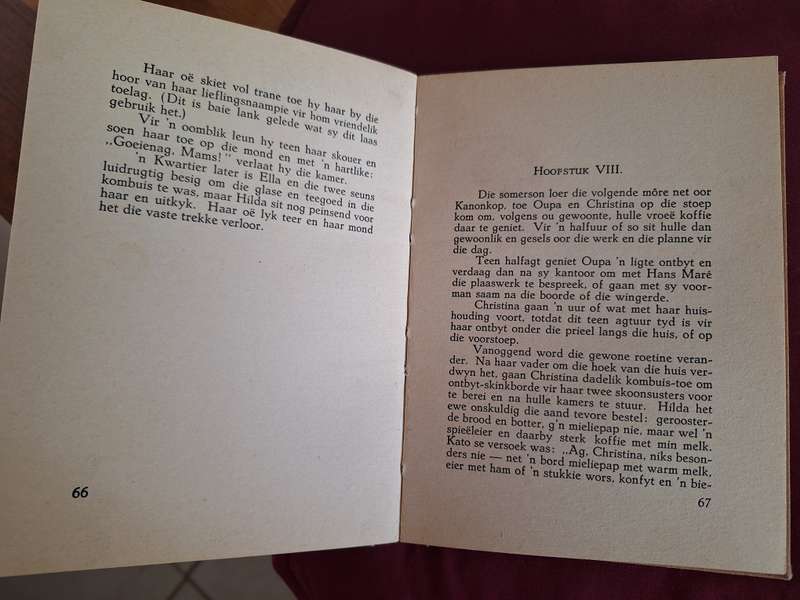 Binne die ou ringmuur - Helene de Vos First edition 1941 Afrikaans text