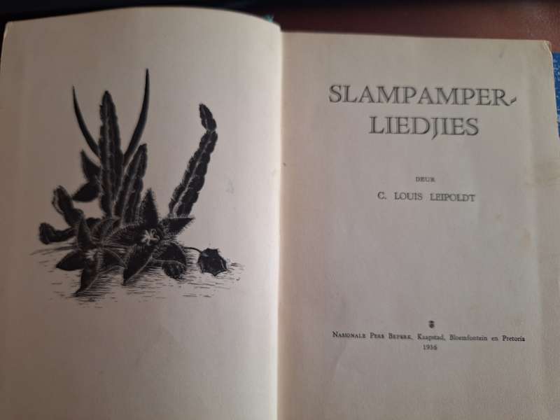 Slampamper-liedjies deur C Louis Leipoldt first edition 1936 Illustrations- Elsa Niemeyer Rare