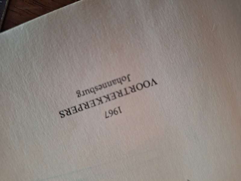 Uit die dagboek van n wildbewaarder-PJ Schoeman 1967 first edition Afrikaans text