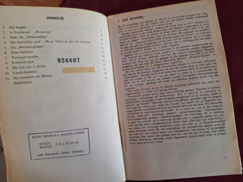 Versamelde gedigte van Eugene Marais Behandel- E Lindenberg 1966 Academia first Edition/Afrikaans
