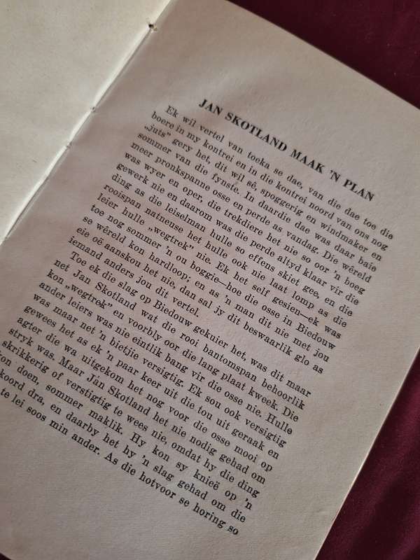 Van my Kontrei - Boerneef 1948 first edition. Afrikaans Text