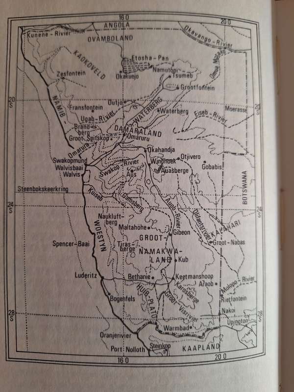Drie Swerwers in Suidwes-WA de Klerk-1971 rare year printed. Afrikaans Text. First Edition