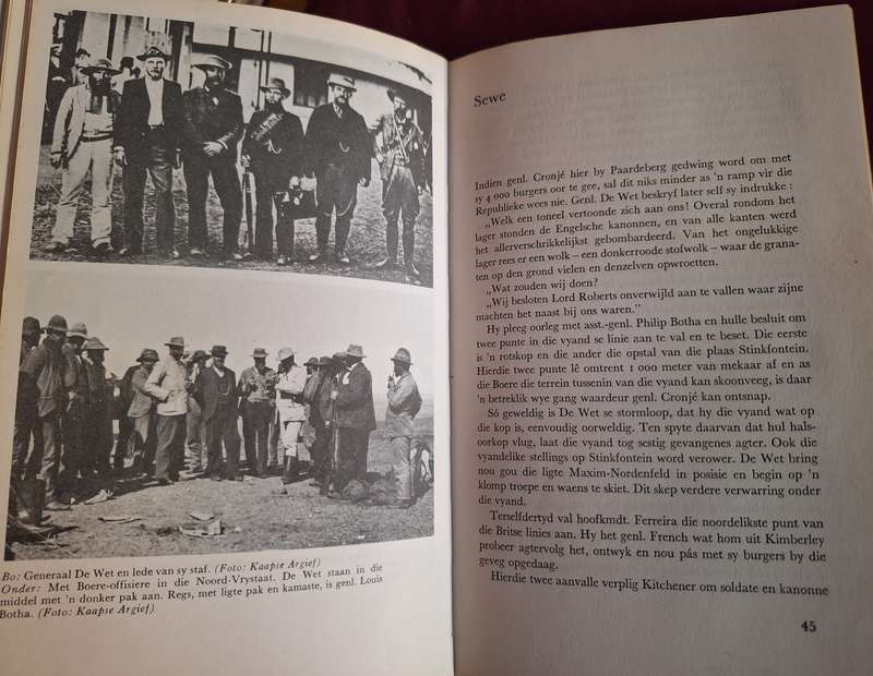 Krygsman Christiaan De Wet-n Lewenskets van Genl. CR de Wet deur Ben Olivier 1971 first Edition