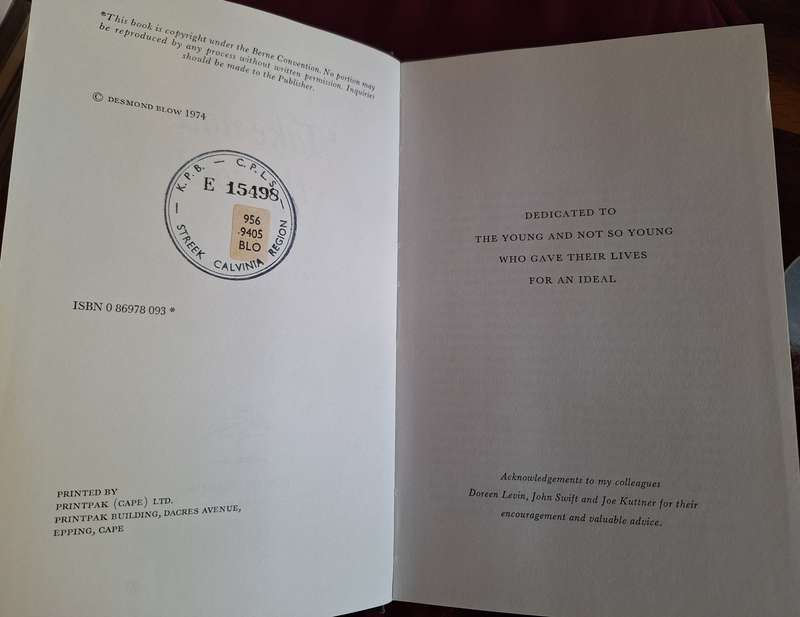 Take my Son The Yom Kipper war: SA involvement first edition 1974