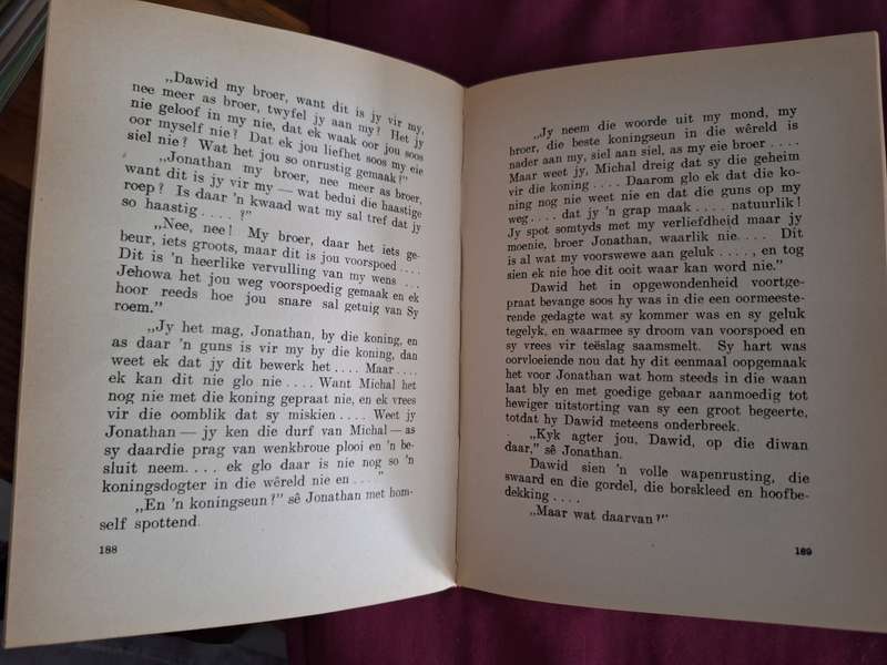 Saul Die Worstelheld - DF Malherbe 1935 first edition Afrikaans text