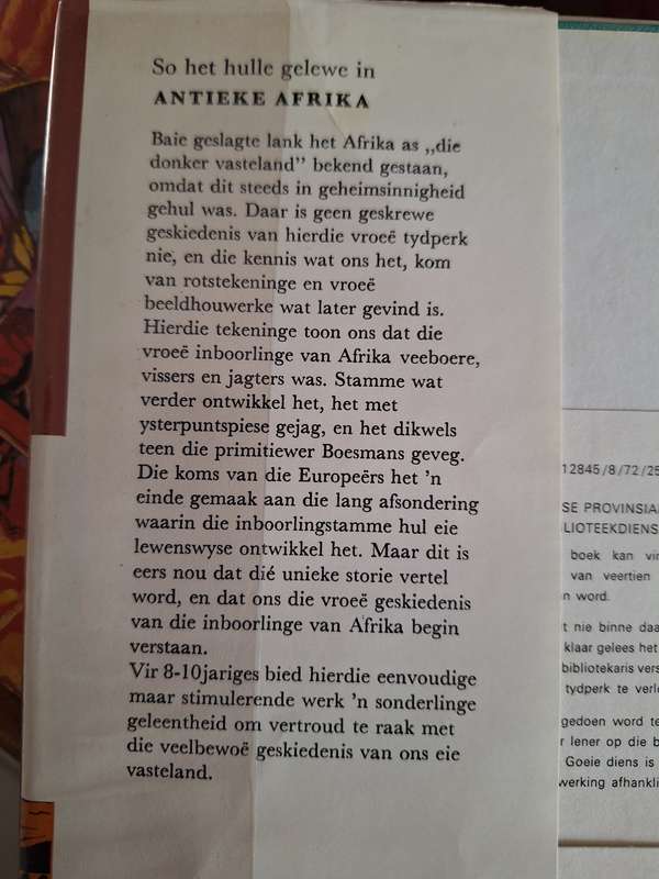 So het hulle gelewe in antieke afrika / Marie Neurath & Evelyn Worboys first Afrikaans edition1971