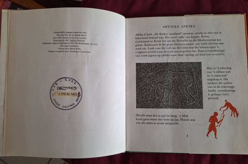 So het hulle gelewe in antieke afrika / Marie Neurath & Evelyn Worboys first Afrikaans edition1971