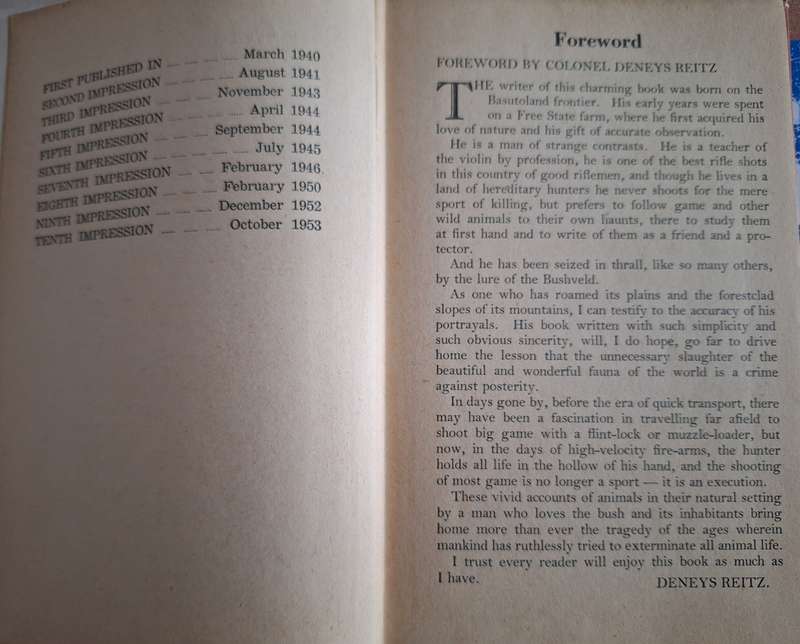 Bushveld Adventures Victor Pohl 1953. 10th impression.