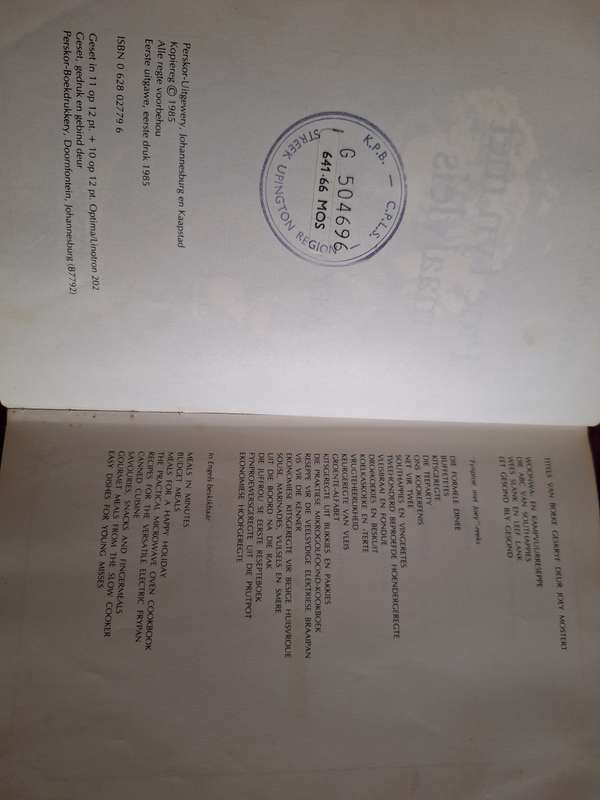 Fynproe met Joey. Maalvleis Joey Mostert first edition 1985 Afrikaans Text