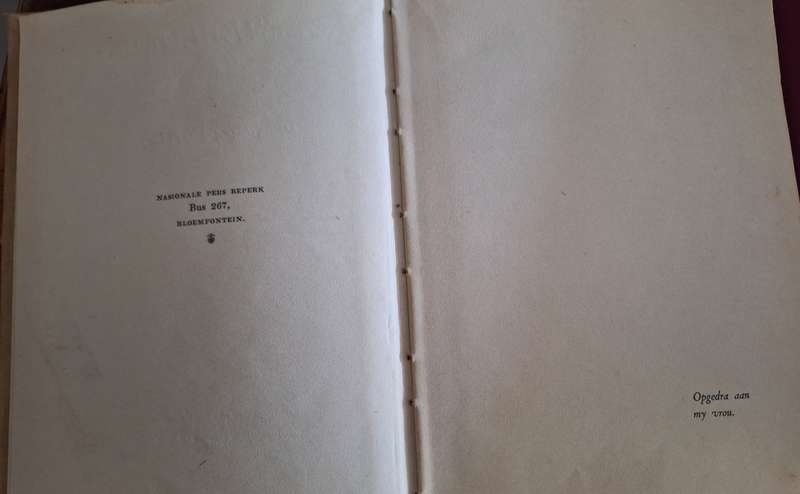 Passieblomme - Totius 1936 2nd Impression Very Rare/ Afrikaans poetry