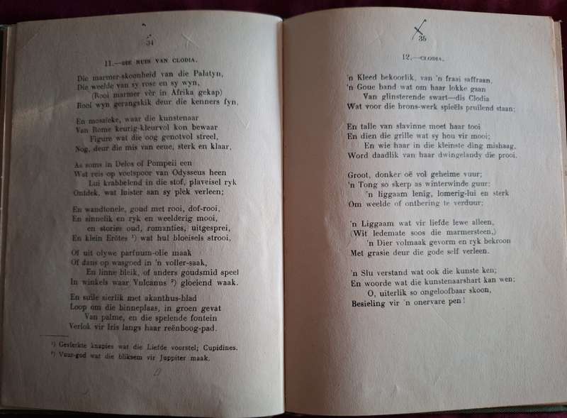 Die Liefde van Catullus - TJ Haarhof. 1936. 2nd Impression. Afrikaans Text.