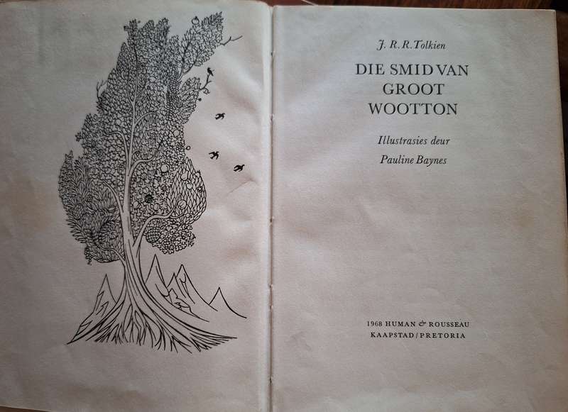 JRR Tolkein - Exceptionally rare. 1968. Afrikaans Text. Die Smid van Groot Wootton. 1st edition.