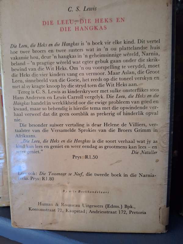 JRR Tolkein - Exceptionally rare. 1968. Afrikaans Text. Die Smid van Groot Wootton. 1st edition.