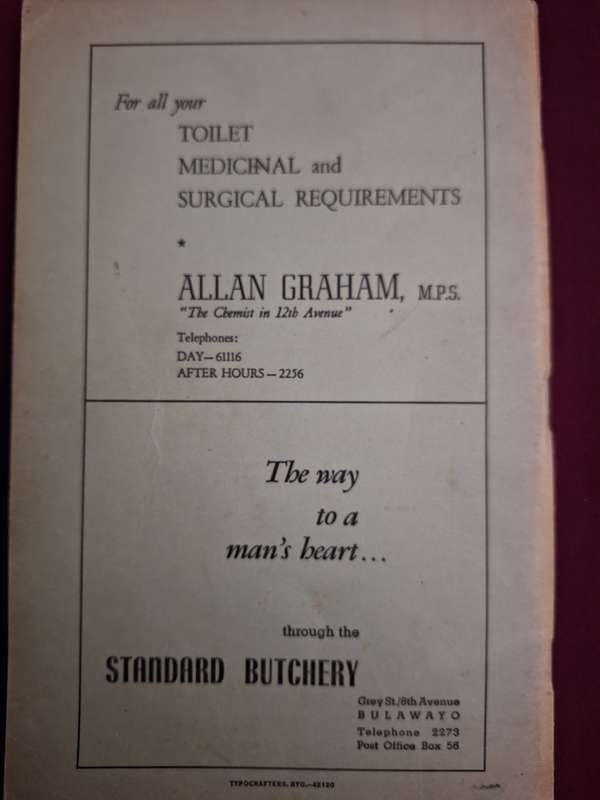 The new cavalcade of Recipes by The Bulawayo Women's Zionist Society. Mrs.AH Ralstein