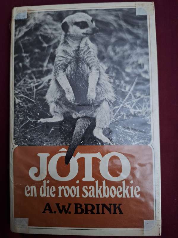 JOTO en die rooi sakboekie-AW Brink-1974 1st edition. rare. Afrikaans text.