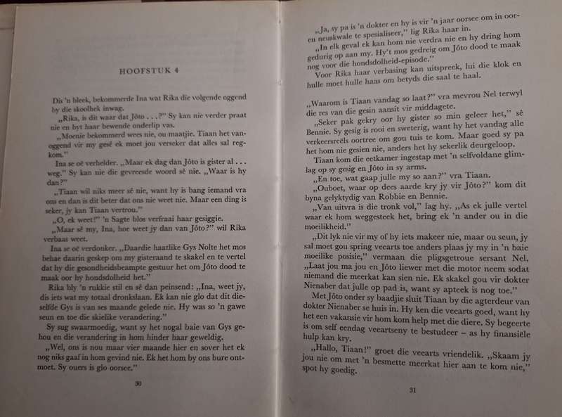 JOTO en die rooi sakboekie-AW Brink-1974 1st edition. rare. Afrikaans text.
