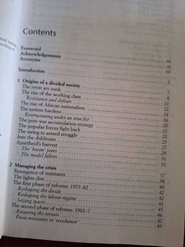 South African Limits to Change the political economy of transition. Hein Marais.2001 English Text