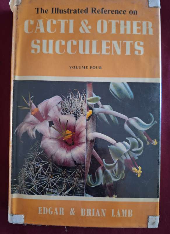 Cacti & other Succulents Volume 4  Edgar and Brian Lamb 1st edition 1966