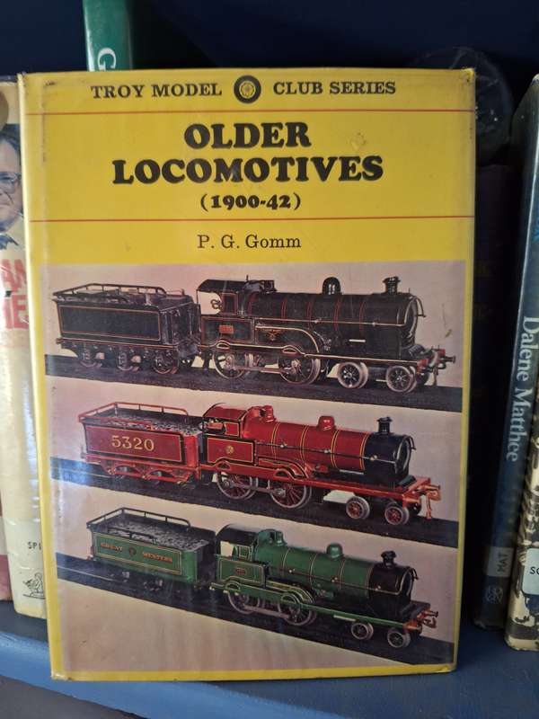 Older Locomotives(1900-42)PG Gomm Troy model club series 1st edition 1970