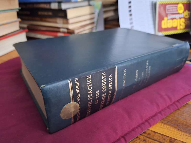 THE CIVIL PRACTICE of the SUPERIOR COURTS in SA 1966. Herbstein and van Winson
