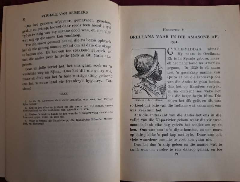 Verhale van Reisigers/Die "Kingsway" aardrykskunde leesboekies Rare Afrikaans edition.
