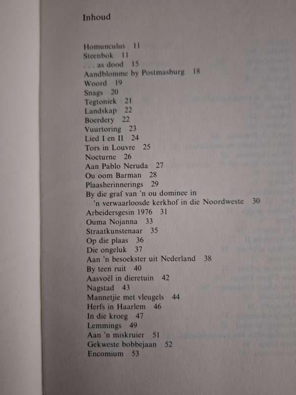 Swartlap-SJ Pretorius 1981 1st edition. Afrikaans text. poetry.