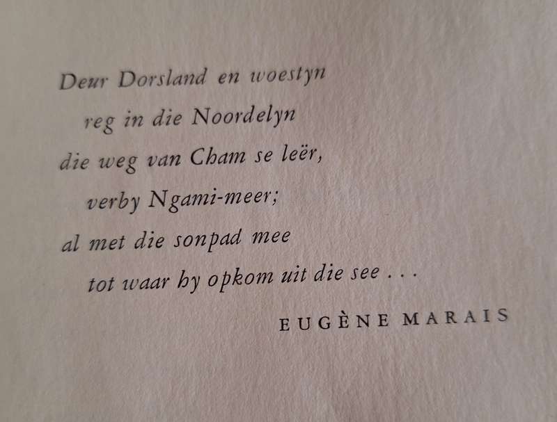 n Swerwer op die Sonpad - WA de Klerk -  1959 - Afrikaans Text