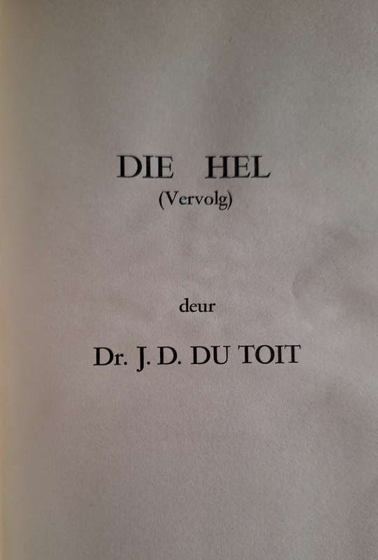 Versamelde Werke van JD du Toit (Totius) Deel IV 1960 Afrikaans Text Red cloth bound.