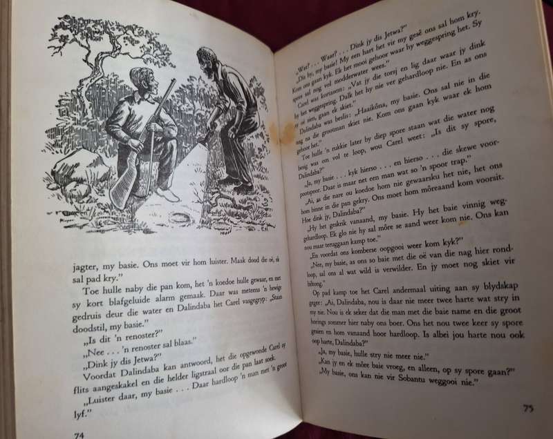 Jetwa- die Buffelbul -1965 very scarce, PJ Scoeman. Afrikaans text.