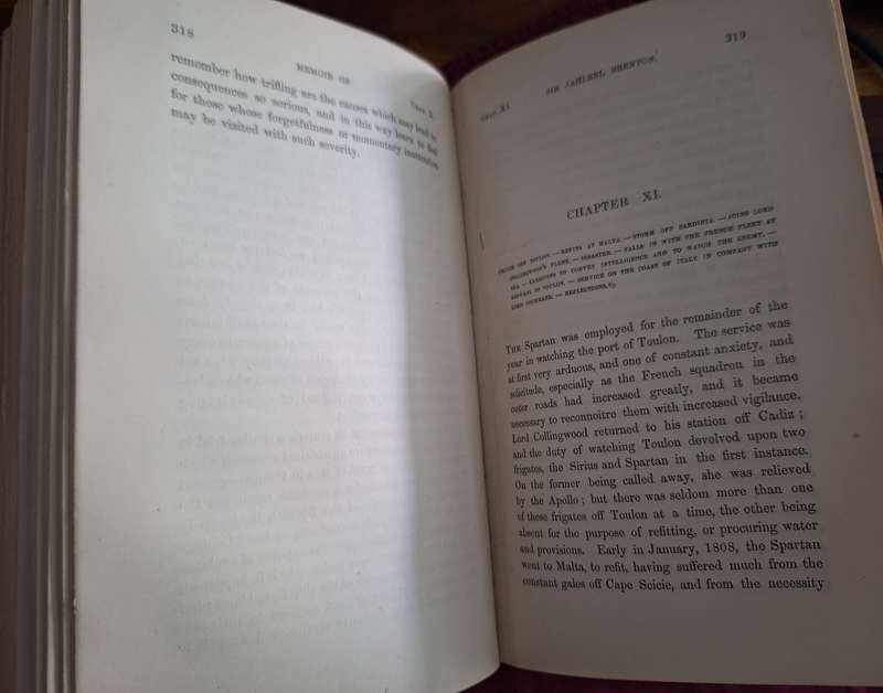 MEMOIR - Vice-Admiral Sir Jahleel Brentom -1846 First edition. Hatchard & Son.
