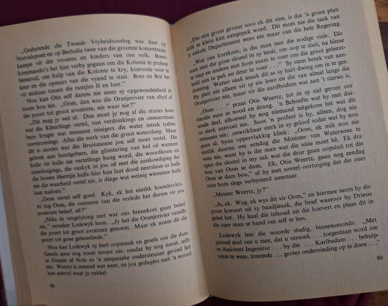 Ver Vlam die Oranje-Dorothea Muller-Malan 1966 Voortrekkerpers Afrikaans Text