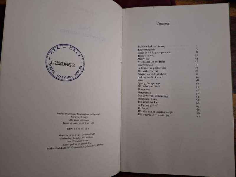 Nog Ko-operasie -Stories 1st edition 1985-Afrikaans text. PG du Plessis Short stories