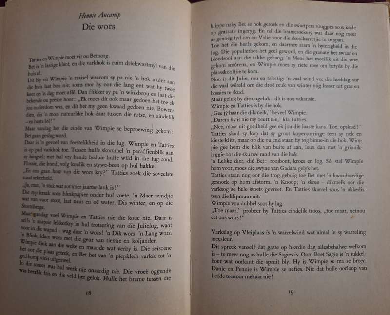 n Baksel in die more- Hennie Aucamp/Margaret Bakkes- 2nd edition 1975 rare- Afrikaans