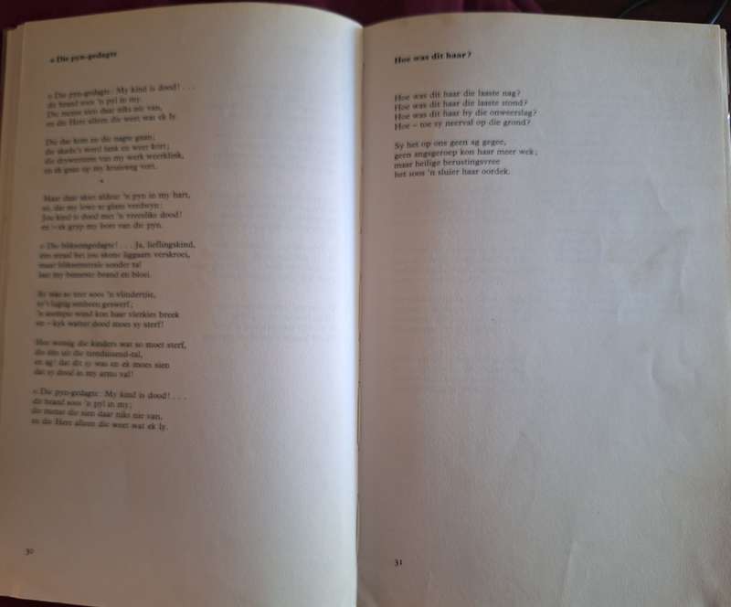 Vyftig gedigte van Totius- Saamgestel deur TT Cloetefirst edition 1976- Afrikaans Poetry.