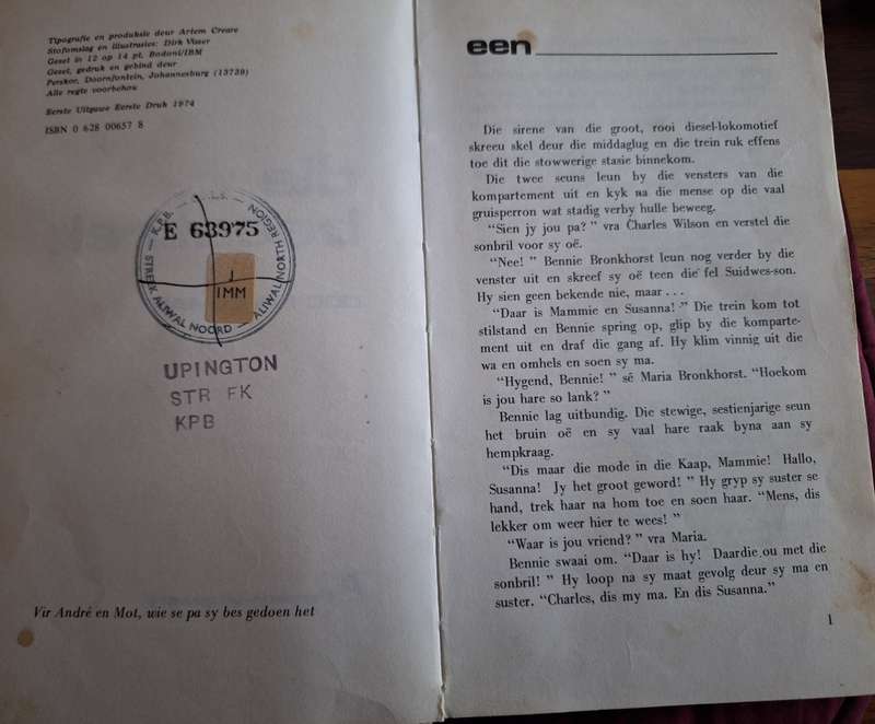 DOC IMMELMAN-Die Beestrek-1974 first edition- Afrikaans text-