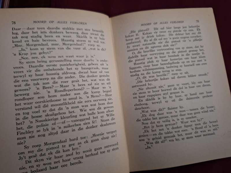 KARL KIELBLOCK-Moord op alles Verloren-1948/ Afrikaans Text.