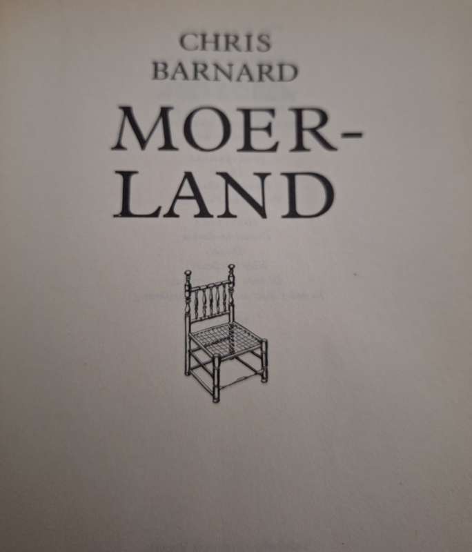 CHRIS BARNARD-Moerland-1992 first edition. Afrikaans Text.