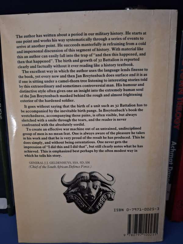 FORGED in BATTLE - Jan Breytenbach- First Edition 1986. English text - Rare
